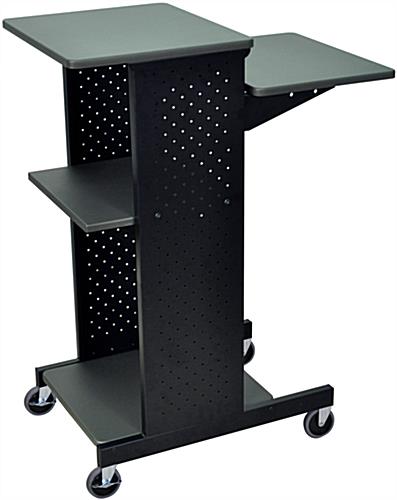 Steel Laptop Station with Wheels Laptop Station with Wheels & Brakes