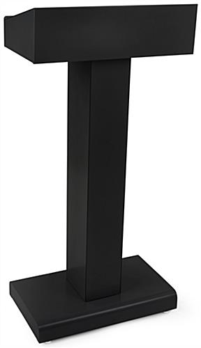 Powder Coated Steel Speech Stand Black Steel Speech Stand