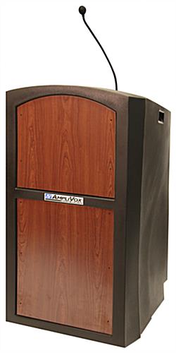 Podium with Microphone Holder - Great for Events Podium with microphone holder