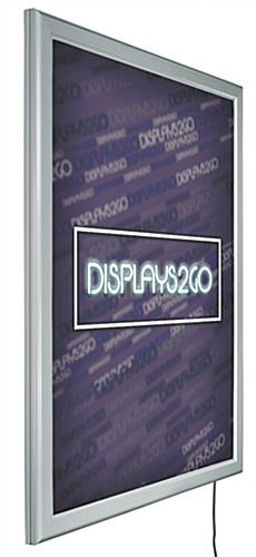 Energy Efficient 36" x 48" Illuminated Poster Frame 36" x 48" Illuminated Poster Frame with LED Bulbs