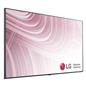 Commercial grade TV for signage with optional base attachment