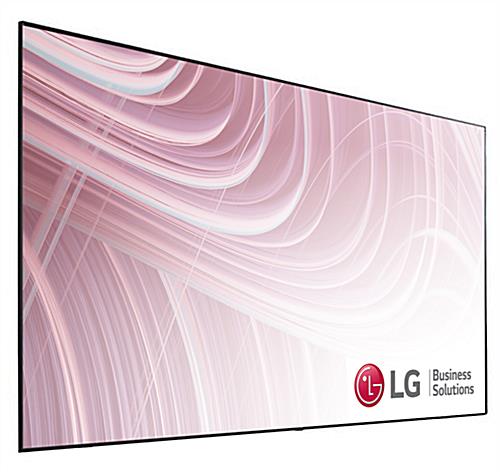 This Digital Advertising TV Is a Great Way to Share Campus Events Digital advertising TV with sleek black attachable legs