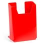 Red acrylic flyer holders