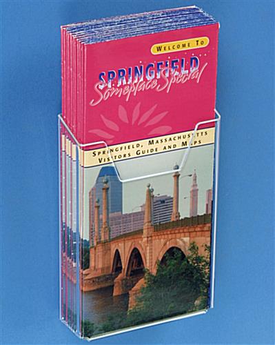 4 1/8"w by 1 1/4"d Wall Mount Brochure Holder brochure holder