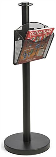 Stanchion Post w/ Literature Pocket for Offering Catalogs Stanchion Post w/ Literature Pocket for Distributing Promotional Materials