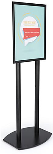 Single Sided 22x28 Double Pole Sign Stand 22x28 Double Pole Sign Stand with Single Sided Design