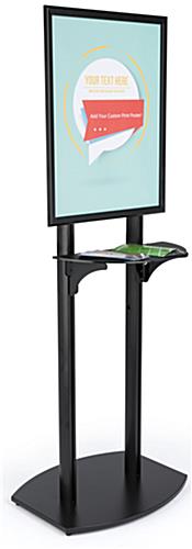 Single Sided 22x28 Double Pole Bulletin Holder 22x28 Double Pole Bulletin Holder with Single Sided Design