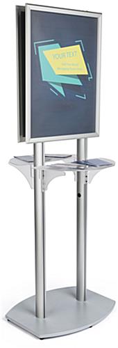 Double Sided 22x28 Twin Pedestal Poster Display 22x28 Twin Pedestal Poster Display with 2-Sided Design