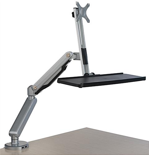 Desk Mount Monitor Arm with Keyboard Tray and VESA 100 x 100 Bracket Desk Mount Monitor Arm with Keyboard Tray and VESA Bracket