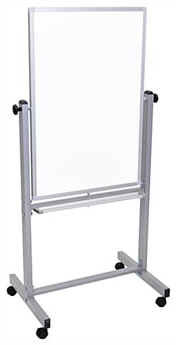 Movable Whiteboard with Aluminum Frame Movable Whiteboard with 4 Wheels