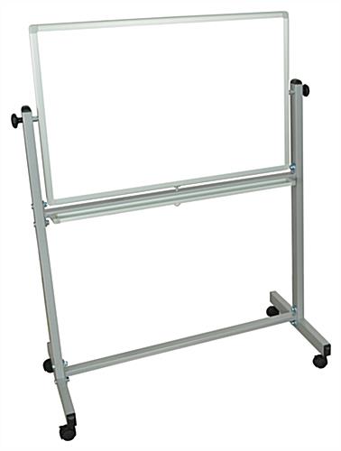 Rolling Stand Up Whiteboard Double Sided Stand Up Whiteboard
