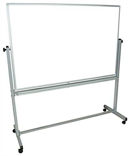 Mobile Whiteboard with Aluminum Frame Mobile Whiteboard with 2 Locking Casters
