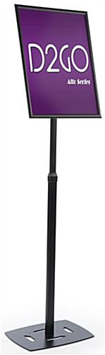 Black 18 x 24 Poster Frame Pedestal Extends to 75.5"h Black 18 x 24 Poster Frame Pedestal Extends to 75.5"h