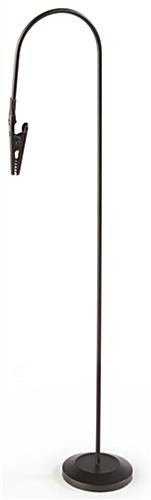 Sign Clip With Claw Design and Black Finish Sign Clip