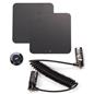 Magnetic tablet stand with two adhesive magnet pads