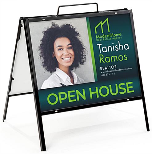 Real Estate A-Frame for 18” x 24” Posters Real Estate A-Frame