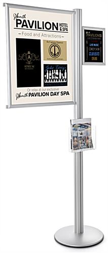 8.5 x 11 Multi Literature Poster Sign Display Stand 22 x 28 Multi Literature Poster Sign Display Stand