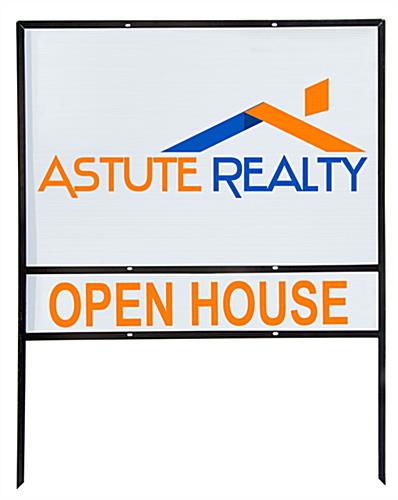 Real Estate Sign Frame Fits 36”w x 24”h Posters Real Estate Sign Frame