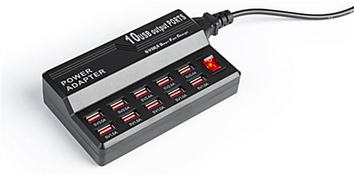 (10) Port Charger for LED Menu Series (10) Port Charger