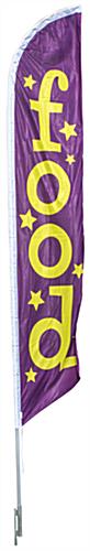 “Food” Banner Flag is 14' Tall 14' Tall “Food” Banner Flag