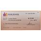 Giant custom novelty check with personalized full color graphics