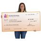 Giant custom novelty check with full bleed printing