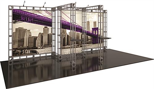 Exhibit Truss Trade Show Display with Orbus Truss Frame and Graphics Orbus exhibit truss trade show display with frame and graphics