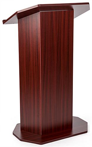 Wood Affordable Lectern - Easy to Transport Wood affordable lectern for trade shows