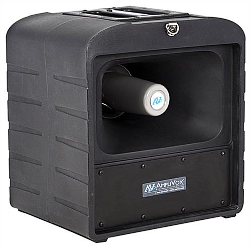 Wireless Portable PA System Can Broadcast Two Speakers Simultaneously Wireless portable PA system broadcasts crystal clear voice