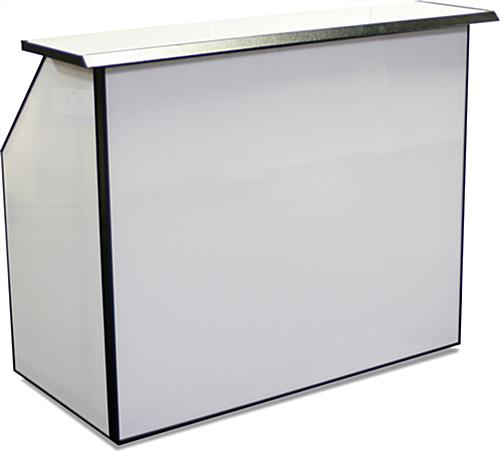 67.5” Wide with 6 Hidden Casters for Mobility Portable Folding Bar