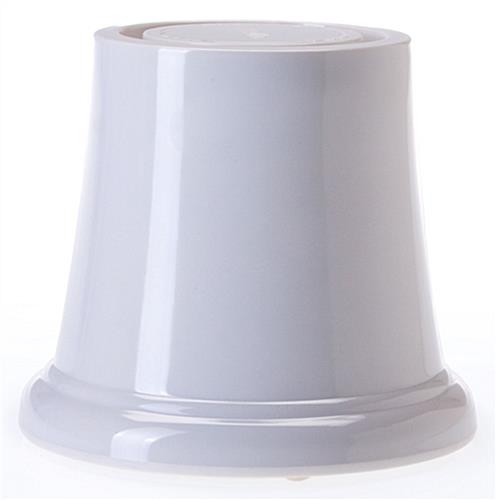 White Pedestals Made From Plastic White Pedestals Made From Plastic