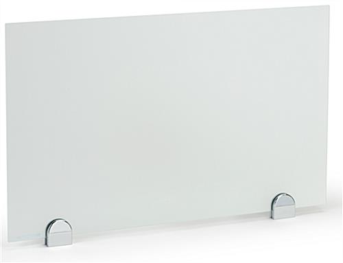 Desk Mounted Privacy Partition Panel - Ideal for Offices Desk mounted privacy partition panel with 2 clamps