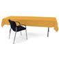 Gold rectangle tablecloths with 8 foot design