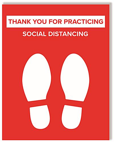 This Keep Social Distance Sign Is a Great Way to Bring Added Awareness to Public Health Requirements Keep social distance sign with 22 inch by 28 inch dimensions