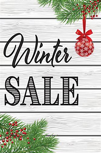 Retail "Winter Sale" Poster for Seasonal Promotions Retail "Winter Sale" poster for holiday advertising
