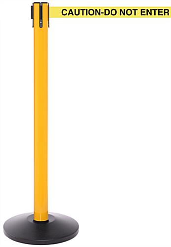 High Visibility Barrier, Black Base Yellow High Visibility Barrier