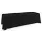 Polyester table cover with solid black color