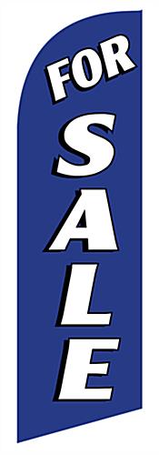 FOR SALE Blue Feather Banner for Outdoor Outdoor FOR SALE blue feather banner