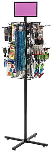 Sturdy Rotating Grid Rack with 6” Pegs Fully Rotating Grid Rack with 6” Pegs