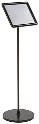 11 x 8.5 Black Snap Frame Stand is 44.75" Tall 44.75" Tall 11 x 8.5 Black Snap Frame Stand