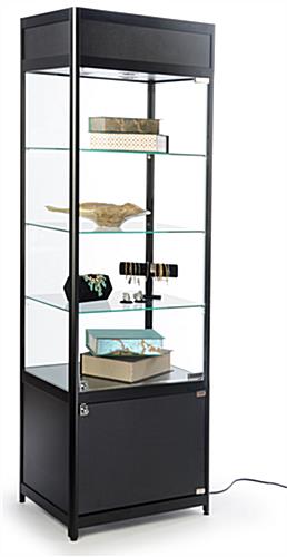 Knock Down Tower Display Case Full View Knock Down Tower Display Case Full View