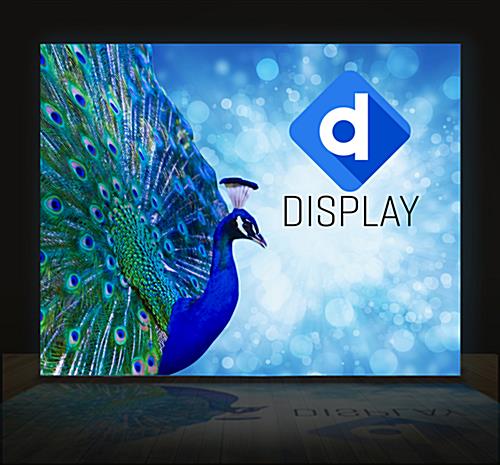 SEG Stretch Fabric Lightbox Wall with Bright Interior LEDs Bright interior LEDs with SEG stretch fabric lightbox wall