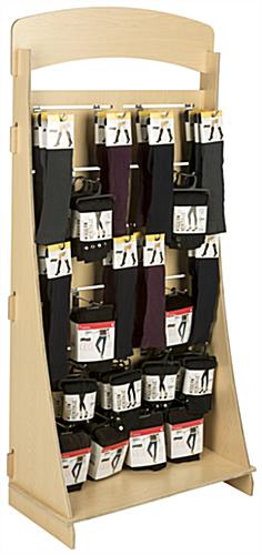 Freestanding Slatwall Display with 6” Chrome Hooks Assembles Easily Freestanding Slatwall Display with 6” Chrome Hooks Requires No Hardware