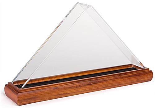 Acrylic Flag Holder - Ideal for Showcasing Military Memorabilia Acrylic flag holder for 3 x 5 Banners