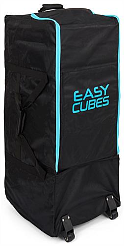 Easycubes® Travel Bag for SMECWSET & SMECBSET Modular Cube Risers Rolling Storage Bag for SMECWSET & SMECBSET with 4 Wheels