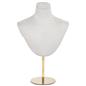Jewelry bust stand with rubber feet