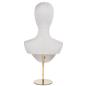 Jewelry head bust display with easy assembly