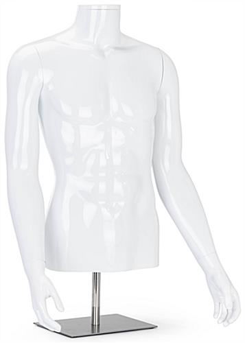 This Abstract Male Display Torso with Perfect for Shopping Centers and Malls Abstract male display torso with durable polypropylene construction