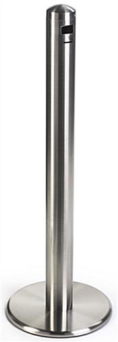 Smokers Pole with Easy to Empty Insert Floor Standing Smokers Pole