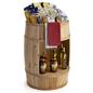 Bourbon barrel display case with natural cedar finish